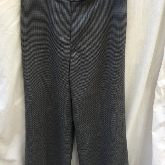 Larry Levine suit sz10 grey /black houndstooth - Picture 3 of 8